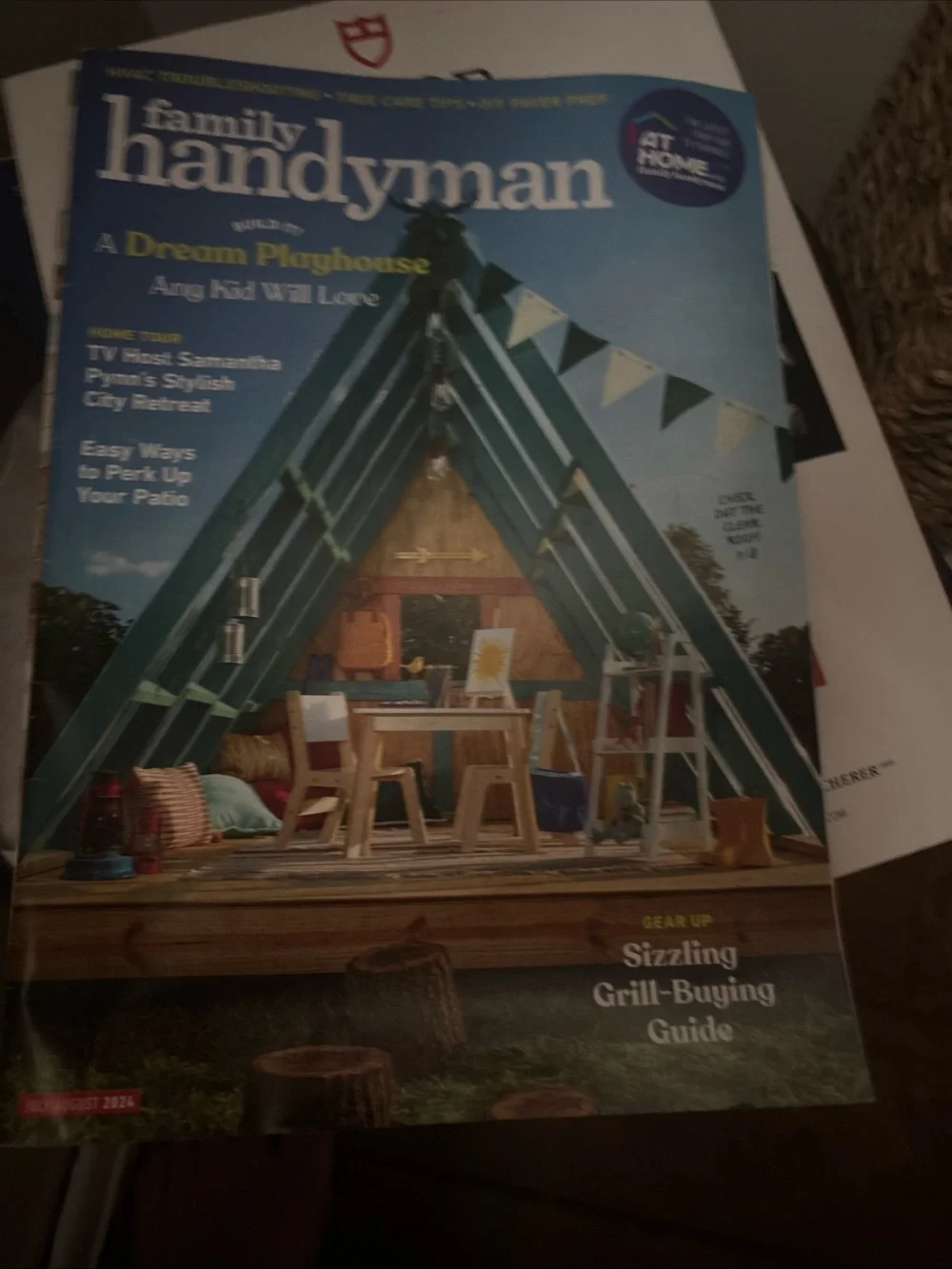 Family Handyman Magazine - A Dream Playhouse Cover (Blue/Teal) 2024